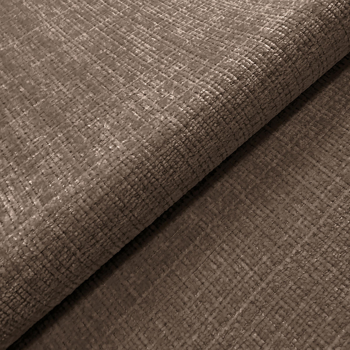 ECKSOFA Mauris in Chenille Taupe Rückenkissen  233/200 cm  - Taupe/Schwarz, Design, Kunststoff/Textil (233/200cm) - Livetastic
