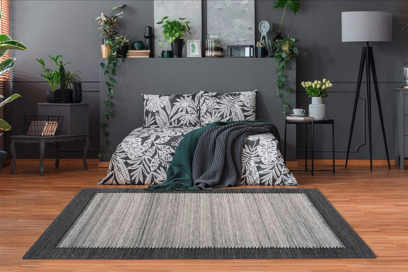 FLACHWEBETEPPICH 200/290 cm Phoenix 310 Grau / Anthrazit Anthrazit, Grau  - Anthrazit/Grau, KONVENTIONELL, Textil (200/290cm)