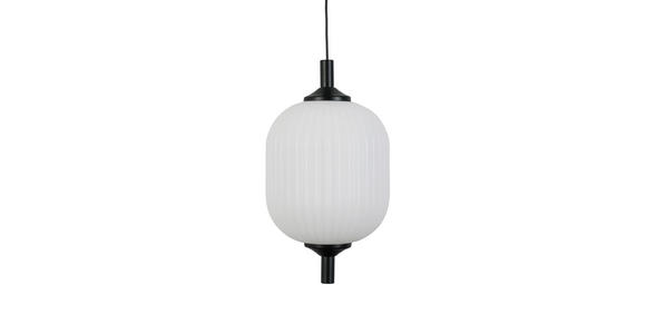 LED-HÄNGELEUCHTE 47/150 cm - Schwarz/Weiß, Trend, Kunststoff/Metall (47/150cm) - Novel