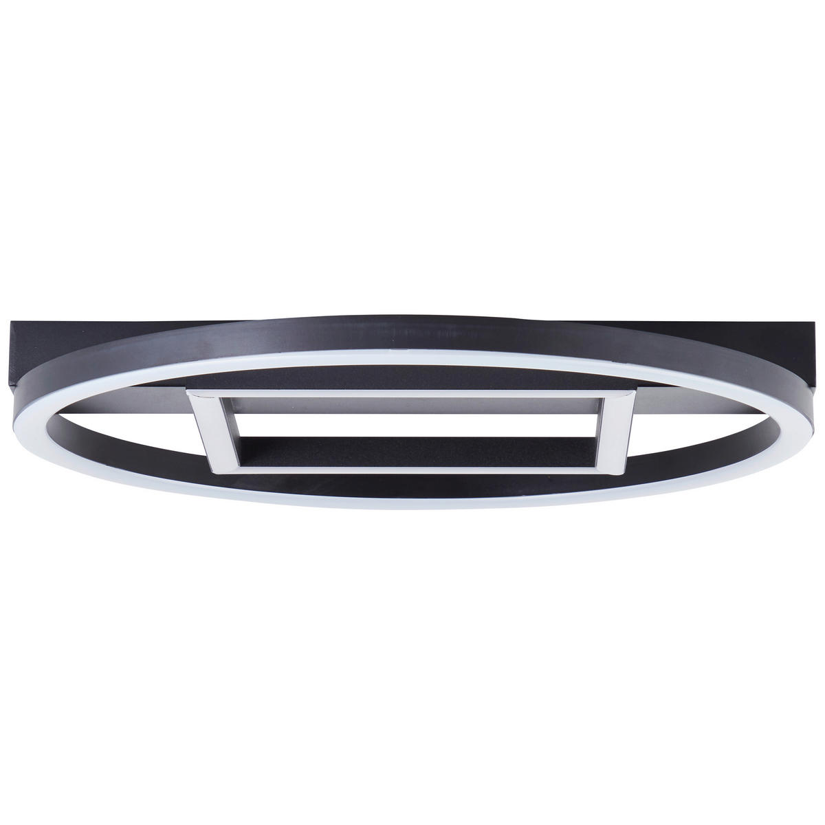 LED-PANEEL - Schwarz, Design, Kunststoff/Metall (5/37/37cm) - Brilliant