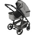KINDERWAGENSET Korfu  - Dunkelgrau/Schwarz, Basics, Kunststoff/Textil - My Baby Lou