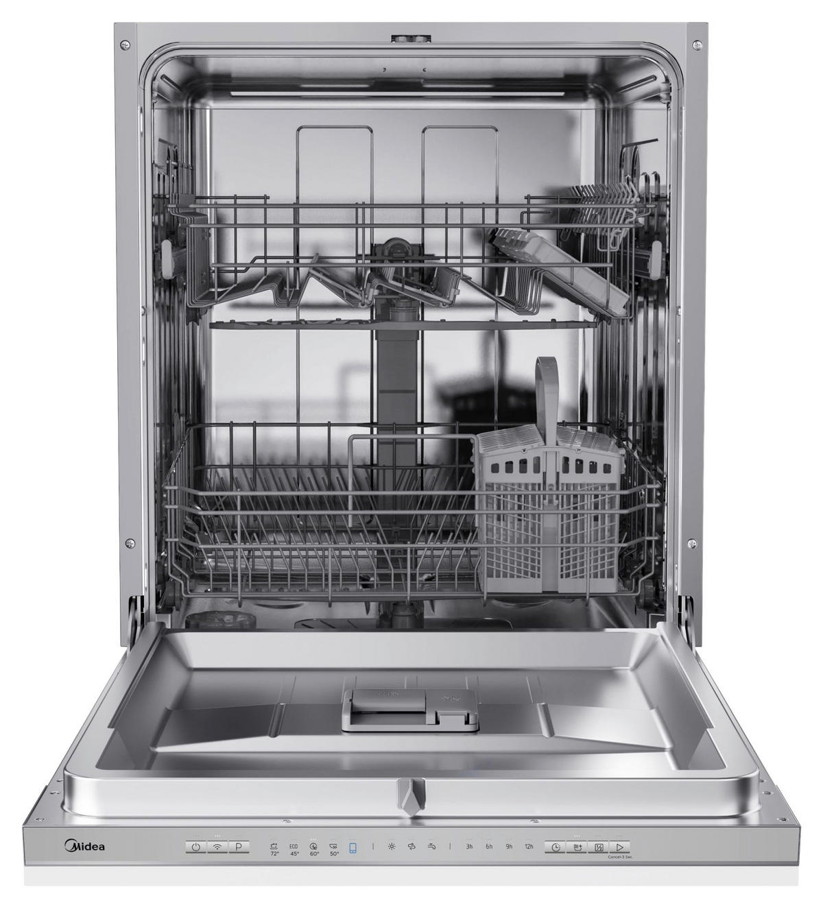 GESCHIRRSPÜLER MDWPB1303LS-W  - Silberfarben, Basics, Kunststoff/Metall (59,8/81,5/55cm) - Midea