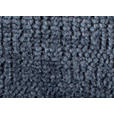 ECKSOFA in Chenille Dunkelblau  - Schwarz/Dunkelblau, MODERN, Textil/Metall (290/182cm) - Hom`in