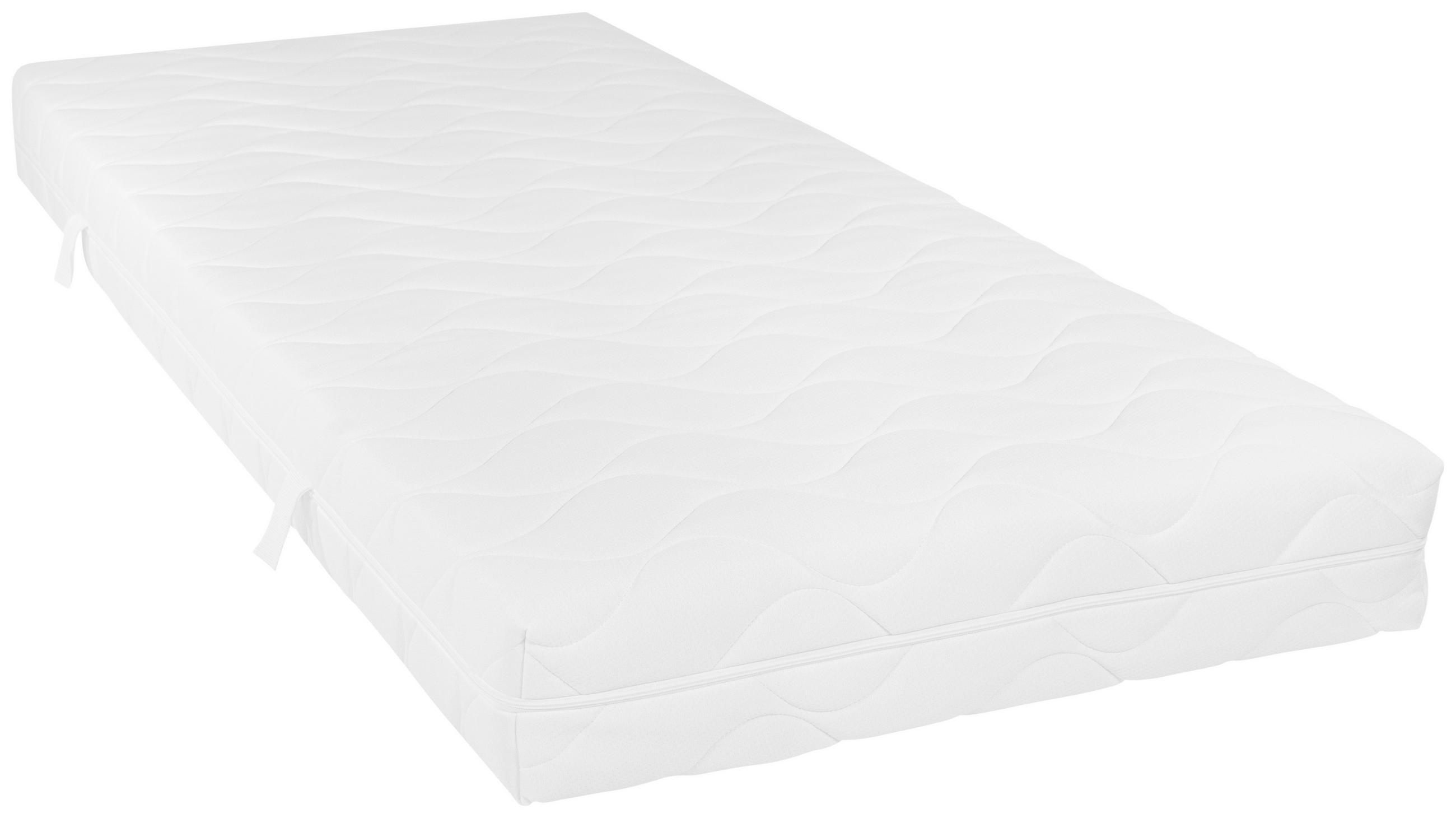 TASCHENFEDERKERNMATRATZE 90/200 cm Höhe ca. 17 cm  - Weiß, MODERN, Textil (90/200cm) - Livetastic