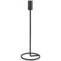 STOJAN NA SVÍČKY  kov - černá, Basics, kov (11/32cm)