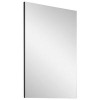 BADEZIMMERSPIEGEL 50/70/3,2 cm  - Silberfarben/Schwarz, MODERN, Glas/Holzwerkstoff (50/70/3,2cm) - Sadena