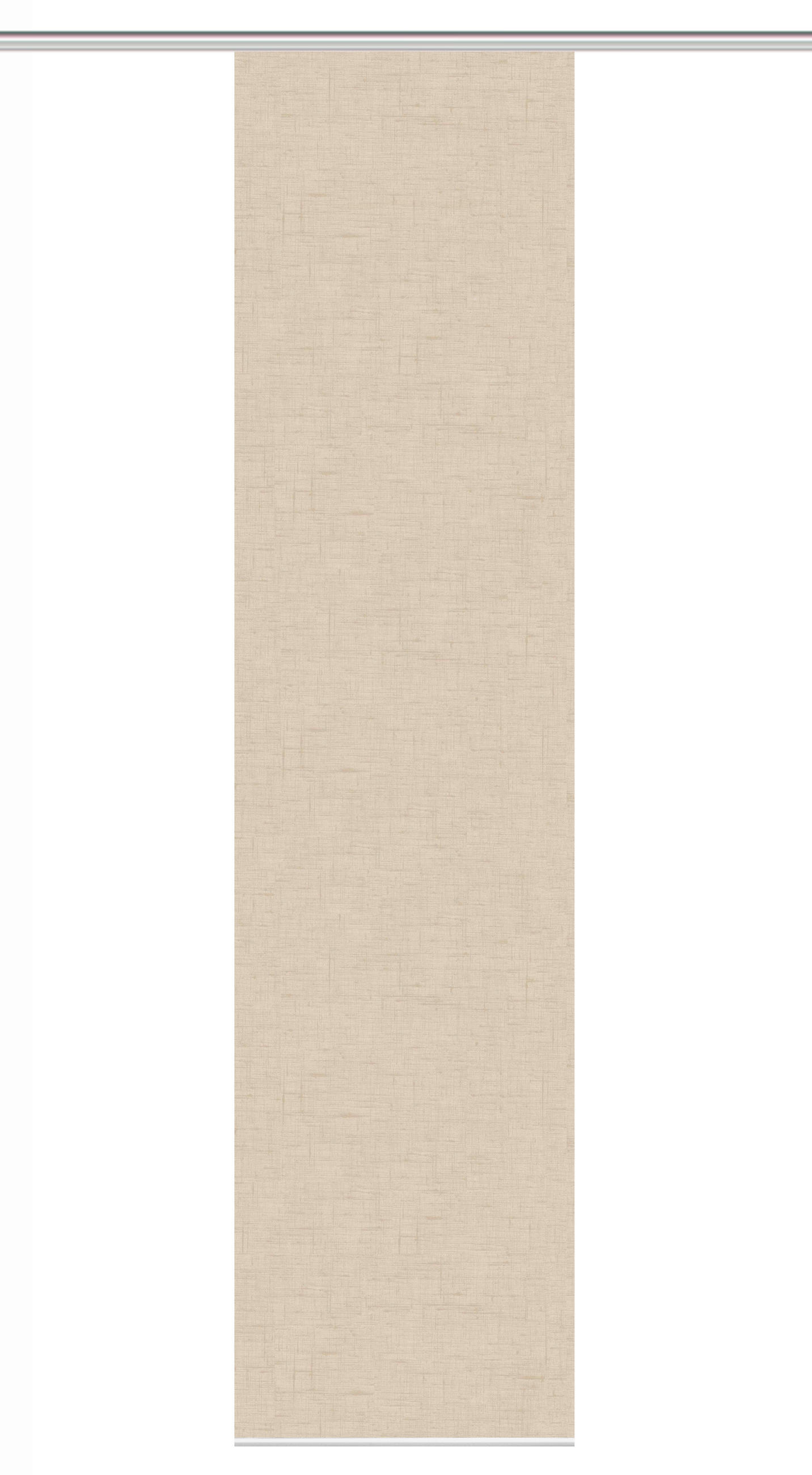 FLÄCHENVORHANG   halbtransparent   60/260 cm  - Sandfarben, Basics, Textil (60/260cm)