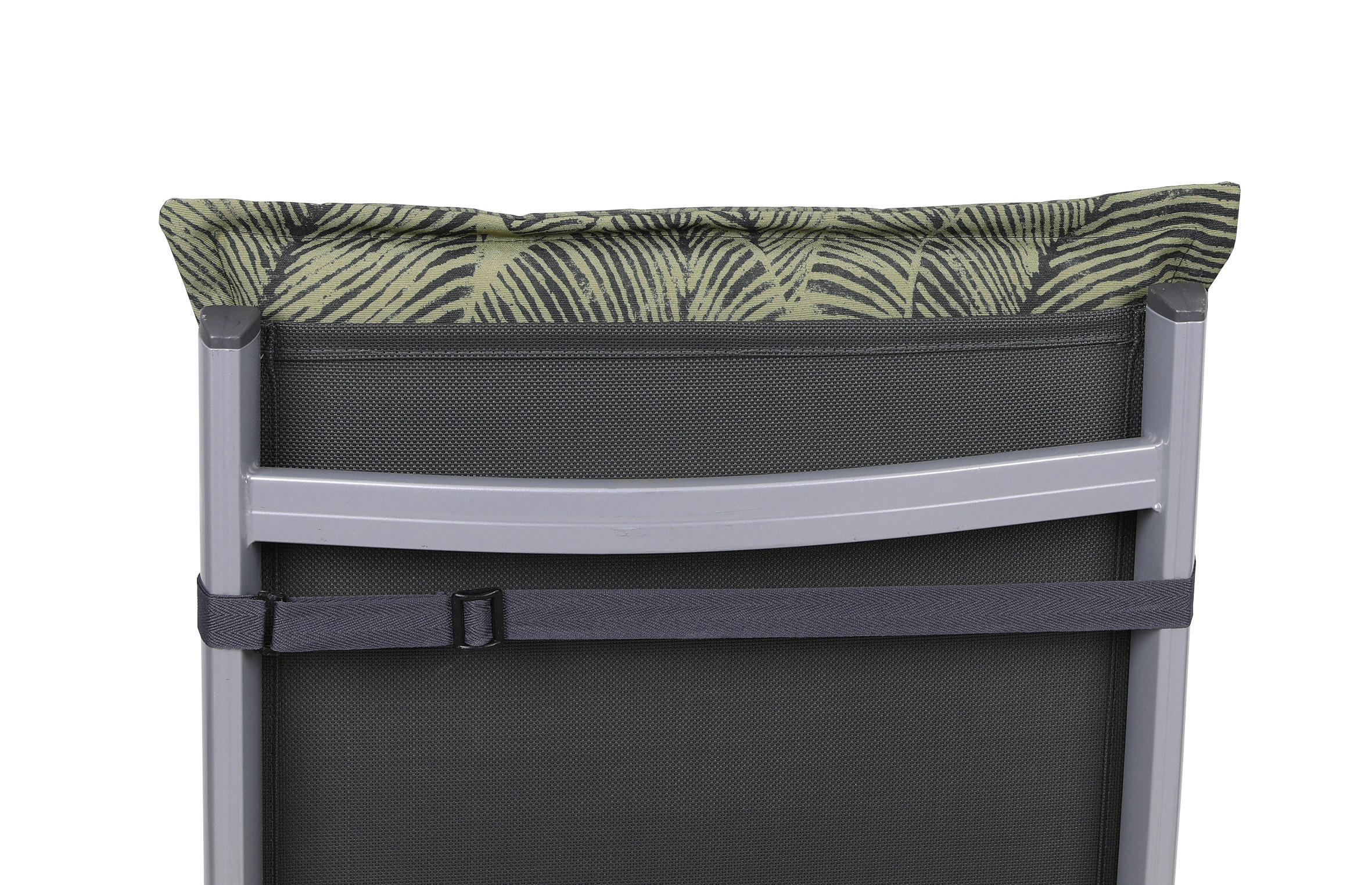 RELAXSESSELAUFLAGE Blätter  - Grün, Basics, Textil (50/7/170cm)