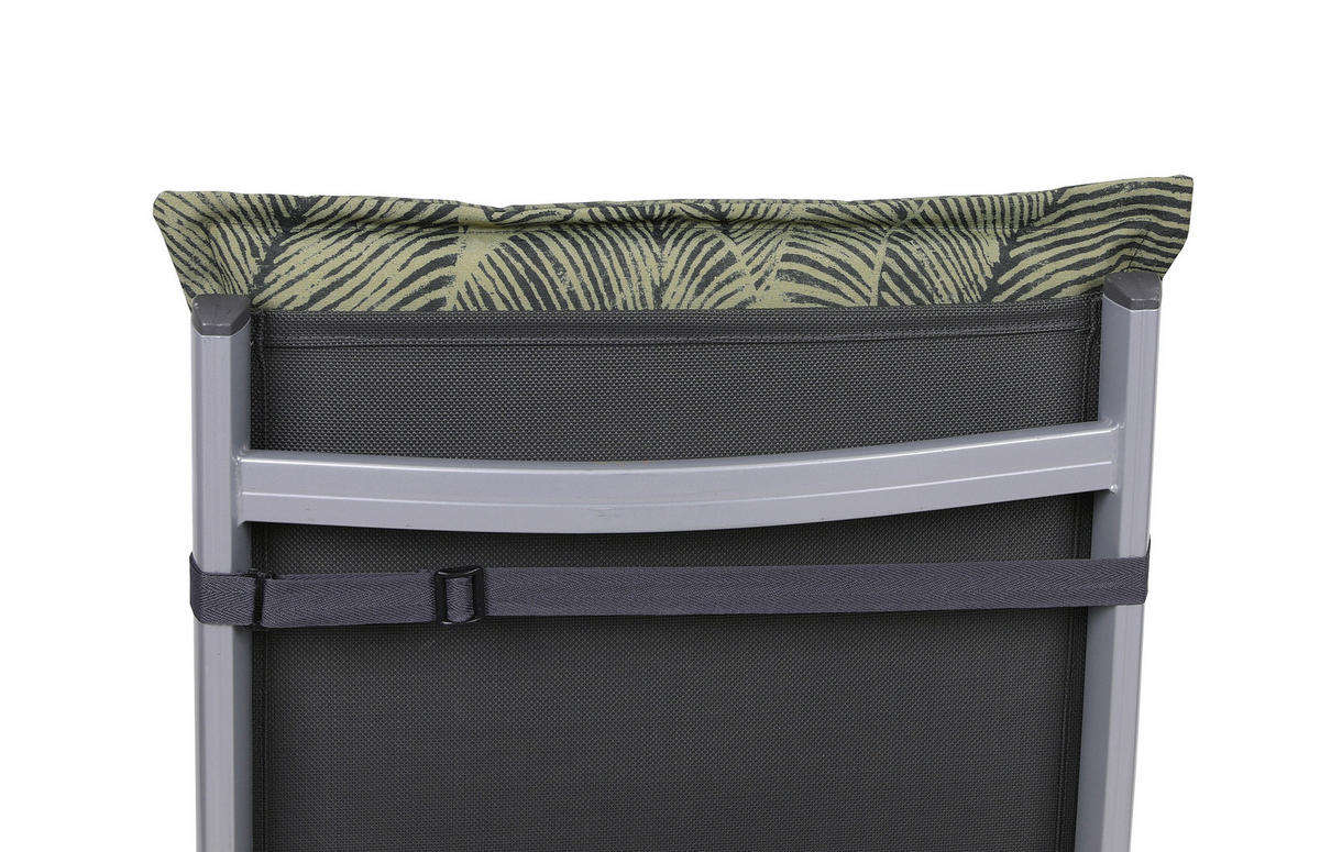 SESSELAUFLAGENSET Blätter  - Grün, Basics, Textil (50/7/100cm)