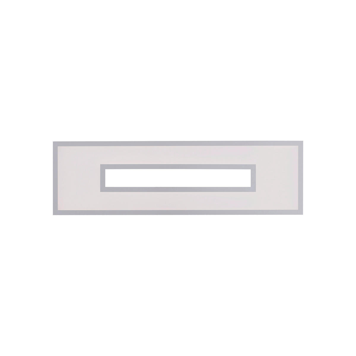 LED-DECKENLEUCHTE Recess 100/30/5 cm   - Weiß, Design, Metall (100/30/5cm)