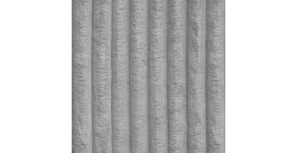 BIGSOFA Cord Hellgrau - Hellgrau/Schwarz, MODERN, Kunststoff/Textil (230/85/190cm) - Carryhome