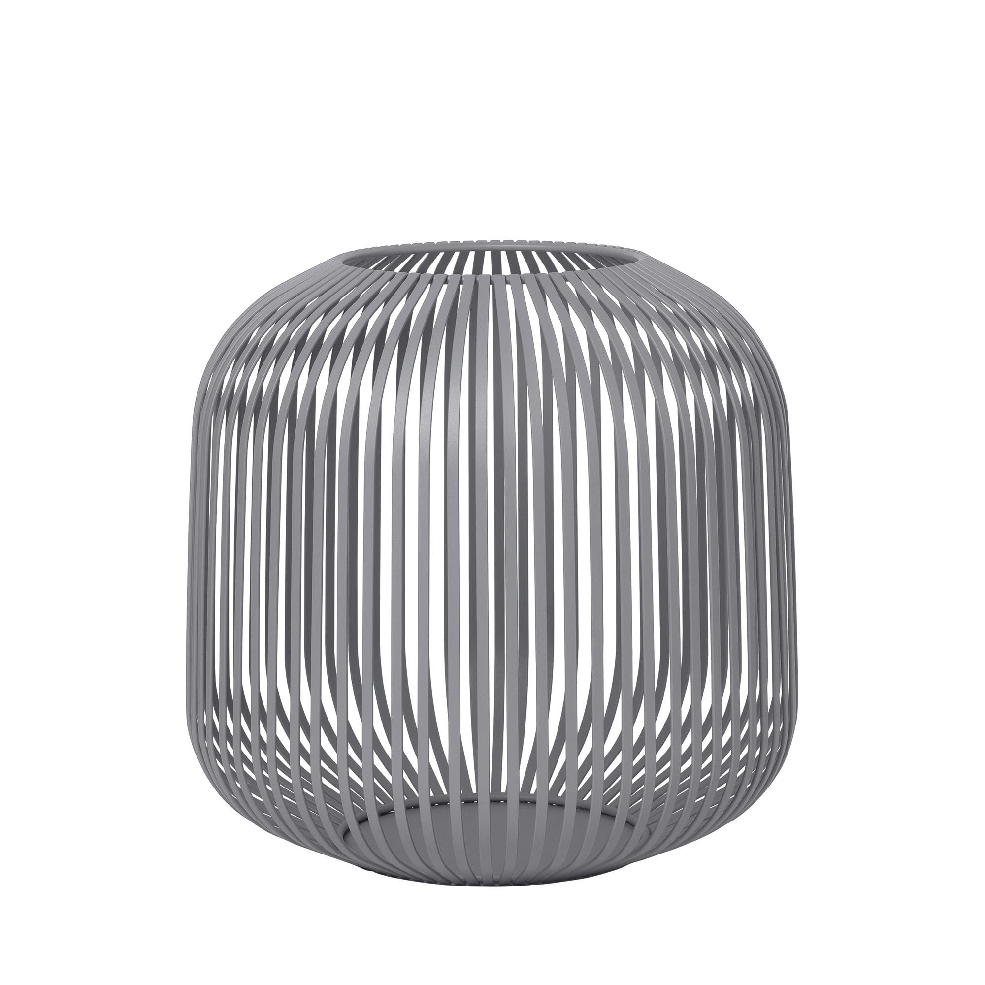 Blomus LITO Laterne Windlicht Kerzenhalter Stahl pulverbeschichtet schwarz 45 cm 