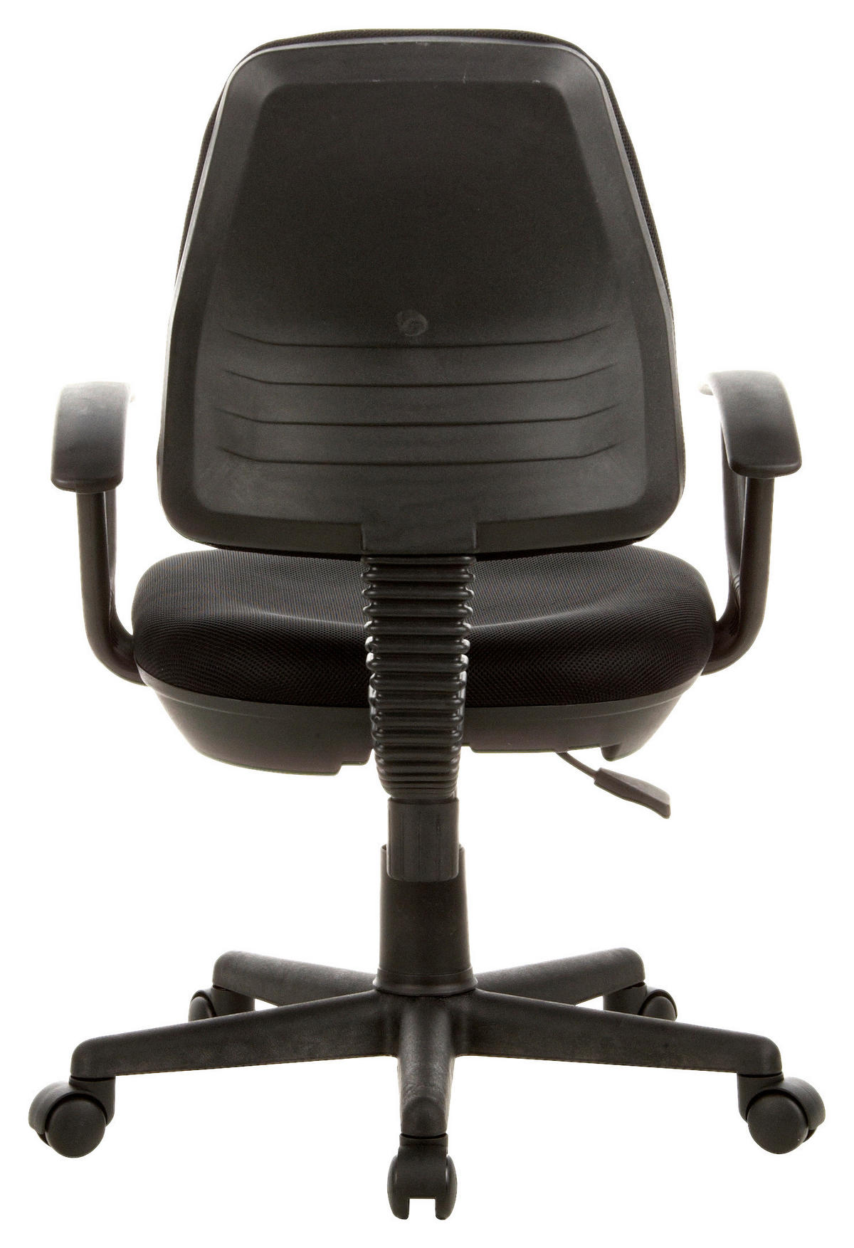 VRTLJIVI STOL umetna masa, tekstil črna  - črna, Moderno, umetna masa/tekstil (57/106/44cm) - MID.YOU