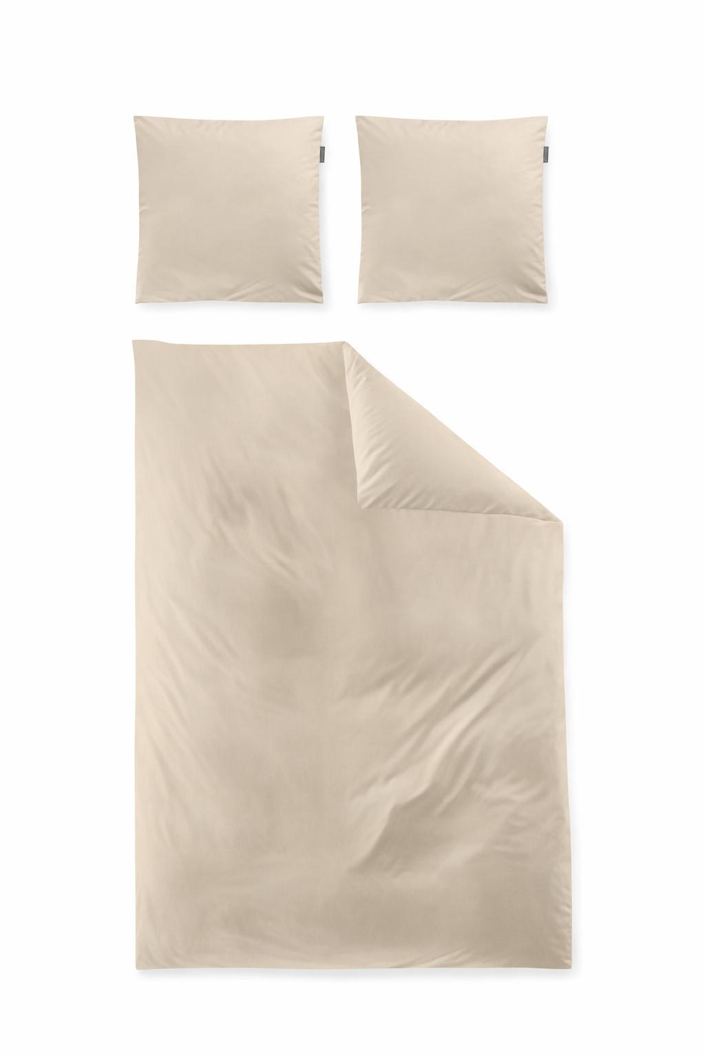 BETTWÄSCHE Makosatin 200/220 cm  - Beige, KONVENTIONELL, Textil (200/220cm) - Irisette