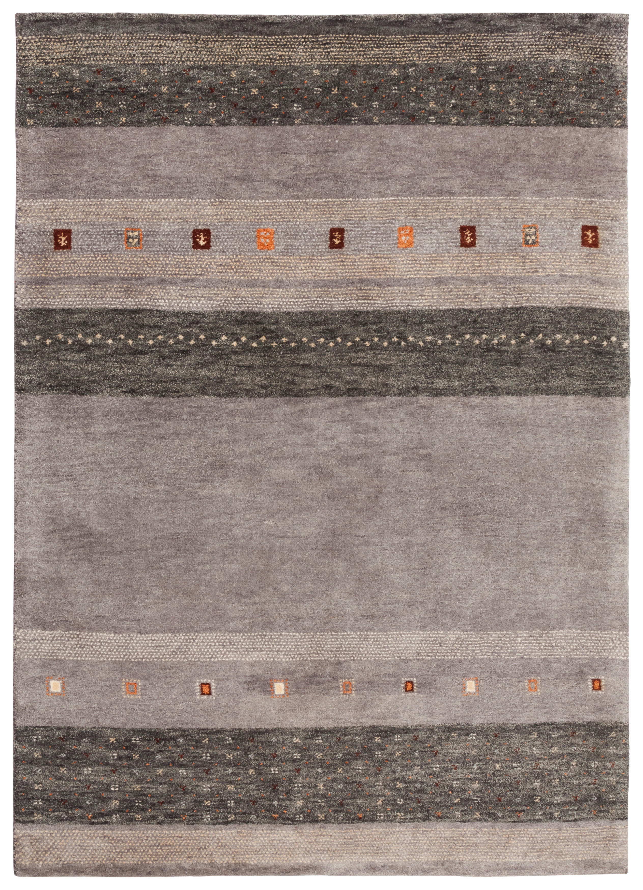 WOLLTEPPICH - Grau, Design, Textil (120/180cm) - Cazaris