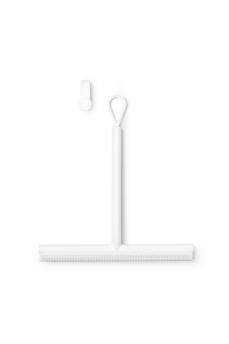 BRISAČ ZA TUŠ KABINU   - bela, Osnovno, plastika (24/26/2,4cm) - Brabantia