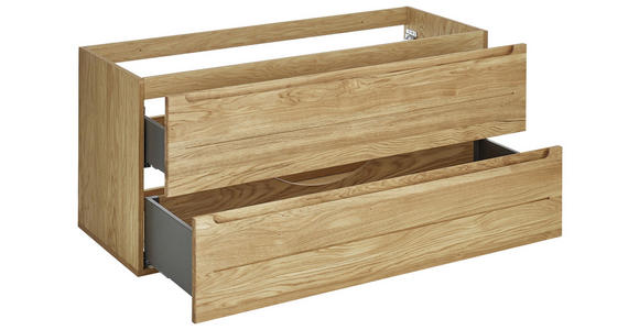WASCHBECKENUNTERSCHRANK 120/54/46 cm  - Eichefarben, KONVENTIONELL, Holz/Holzwerkstoff (120/54/46cm) - Linea Natura