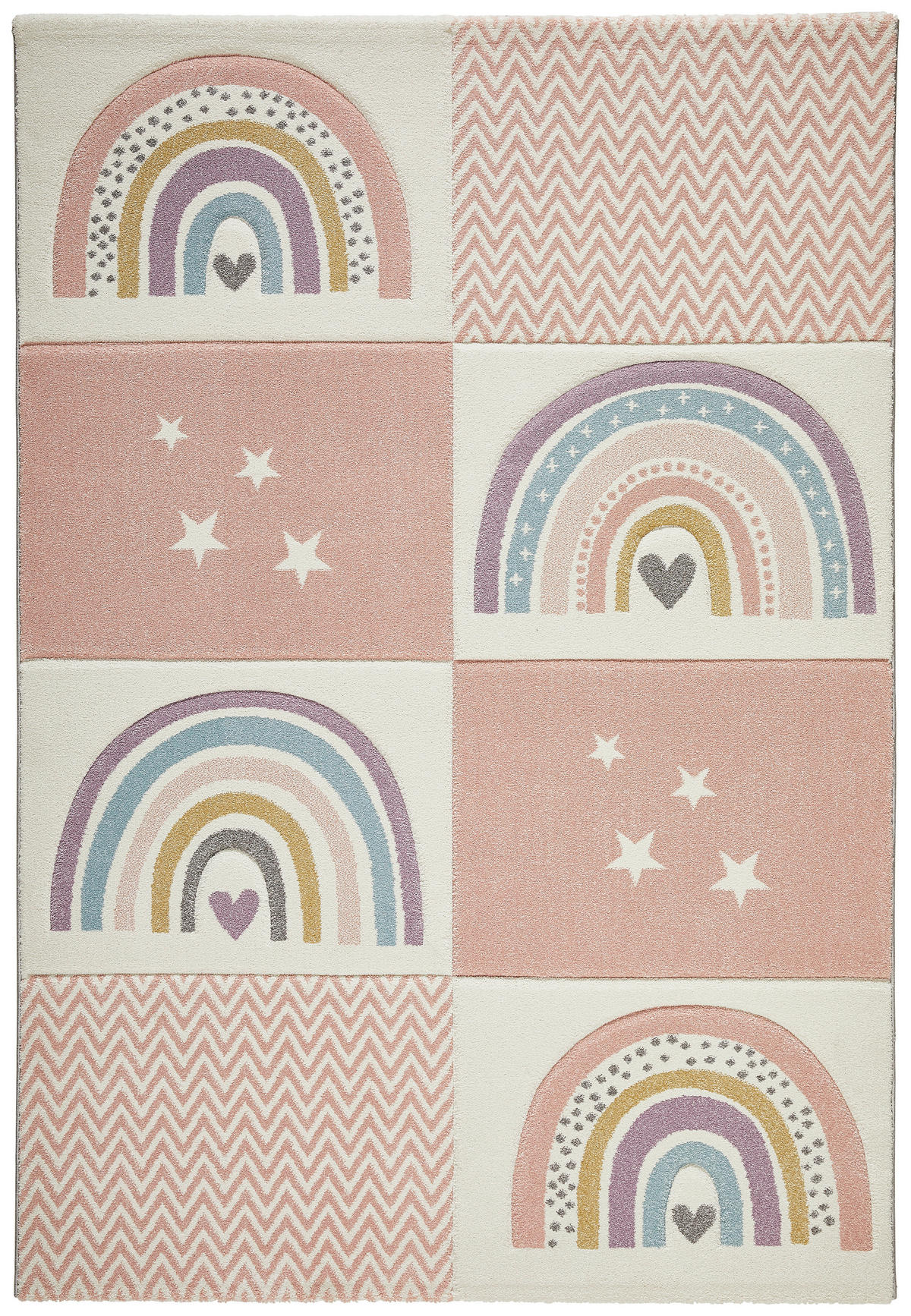 KINDERTEPPICH 160/230 cm  - Rosa, Trend, Kunststoff/Textil (160/230cm) - Ben'n'jen
