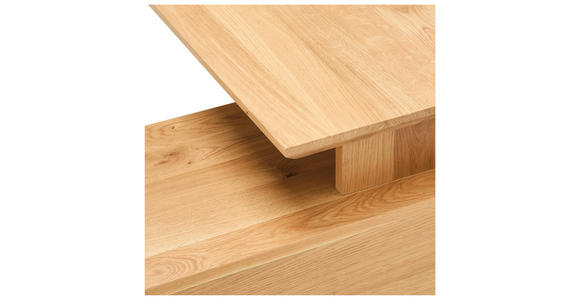 ECKSCHREIBTISCH 160/160/75 cm  in Eichefarben  - Eichefarben/Schwarz, Natur, Holz/Metall (160/160/75cm) - Linea Natura