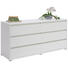 KOMMODE 160/79/48 cm - Alufarben/Weiß, Design, Holzwerkstoff/Kunststoff (160/79/48cm) - Carryhome KOMMODE 160/79/48 cm - Alufarben/Weiß, Design, Holzwerkstoff/Kunststoff (160/79/48cm) - Carryhome