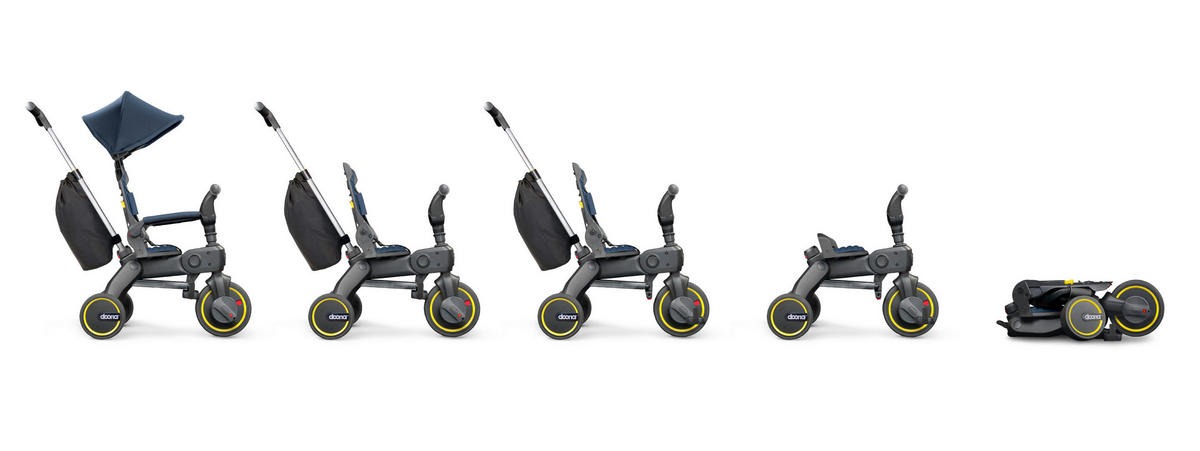 DREIRAD Liki Trike S3  - Dunkelblau, Basics, Kunststoff/Metall (33,9/33,9/25,1cm) - Doona