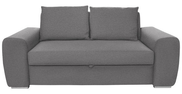 SCHLAFSOFA in Dunkelgrau  - Chromfarben/Dunkelgrau, Design, Holz/Textil (199/92/97cm) - Hom`in