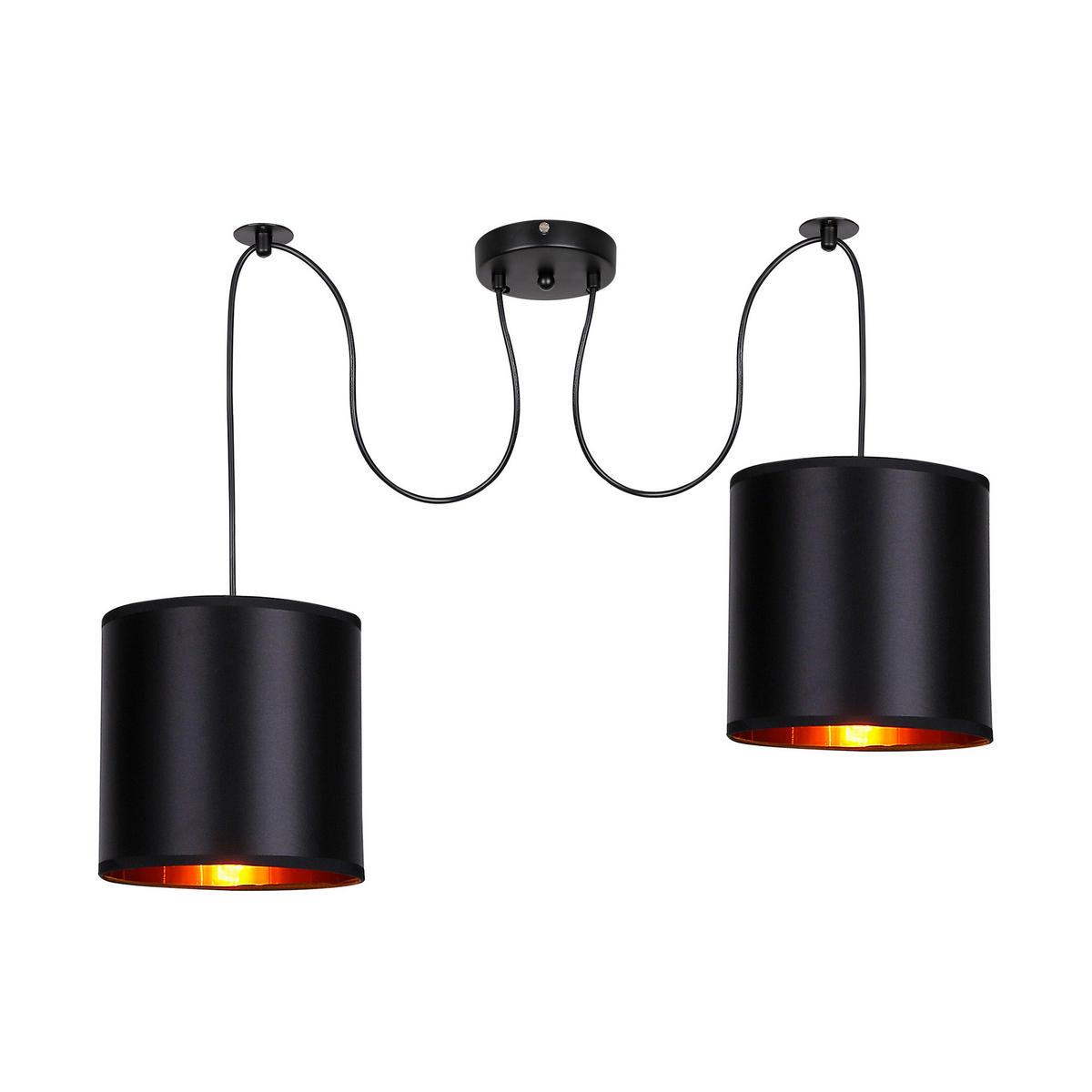 PENDELLAMPA Candida 100/100 cm  - svart, Design, metall/plast (100/100cm)
