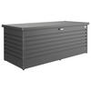 KISSENBOX - Dunkelgrau, Basics, Metall (181/71/79cm)