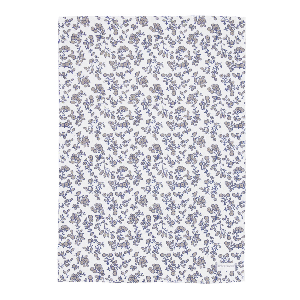 DISKHANDDUK blå, vit  - vit/blå, Basics, textil (50/70cm)