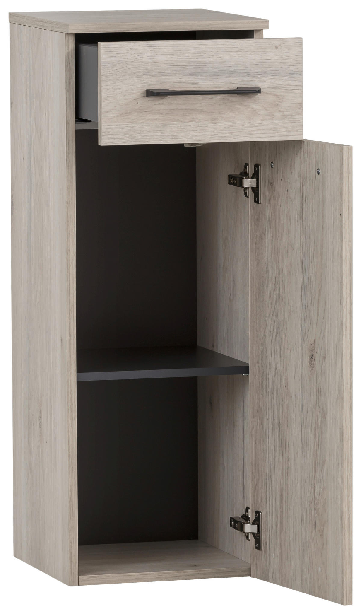 UNTERSCHRANK 32,7/88,4/35,3 cm   - Sandfarben/Anthrazit, MODERN, Holzwerkstoff/Metall (32,7/88,4/35,3cm) - Stylife