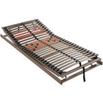 LATTENROST 90/200 cm  - Weinrot/Mokka, Basics, Holz (90/200cm) - Novel