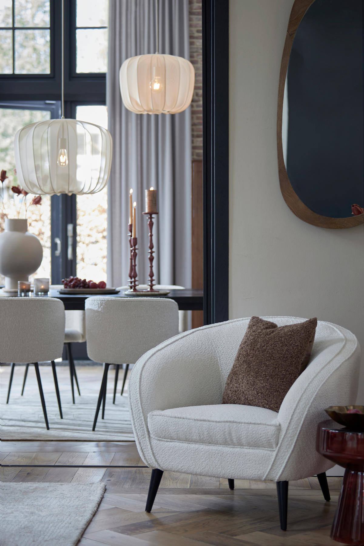 ZIERKISSEN LINA 45/45 cm  - Braun, LIFESTYLE, Textil (45/45cm) - Light & Living