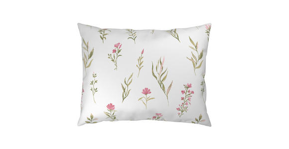 BETTWÄSCHE Mavie Satin 140/200 cm  - Rosa/Weiß, KONVENTIONELL, Textil (140/200cm) - Novel