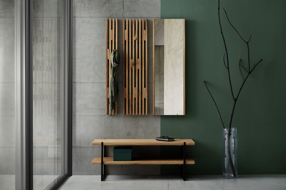 VEŠIAKOVÝ PANEL, dub, 30/120/5,5 cm - Natur, drevo (30/120/5,5cm) - Linea Natura