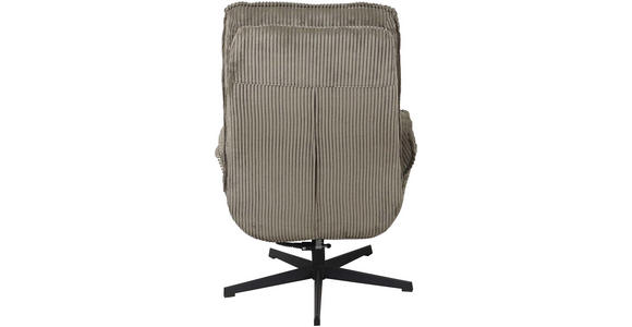 RELAXSESSELSET Cord    - Schwarz/Olivgrün, Design, Textil/Metall (75/103/85cm) - Carryhome