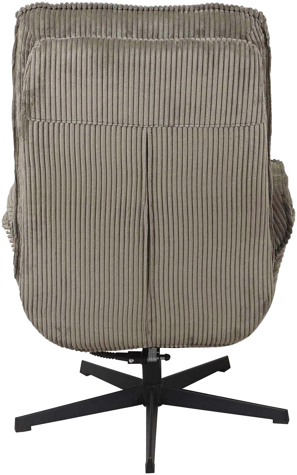 RELAXSESSELSET Cord    - Schwarz/Olivgrün, Design, Textil/Metall (75/103/85cm) - Carryhome