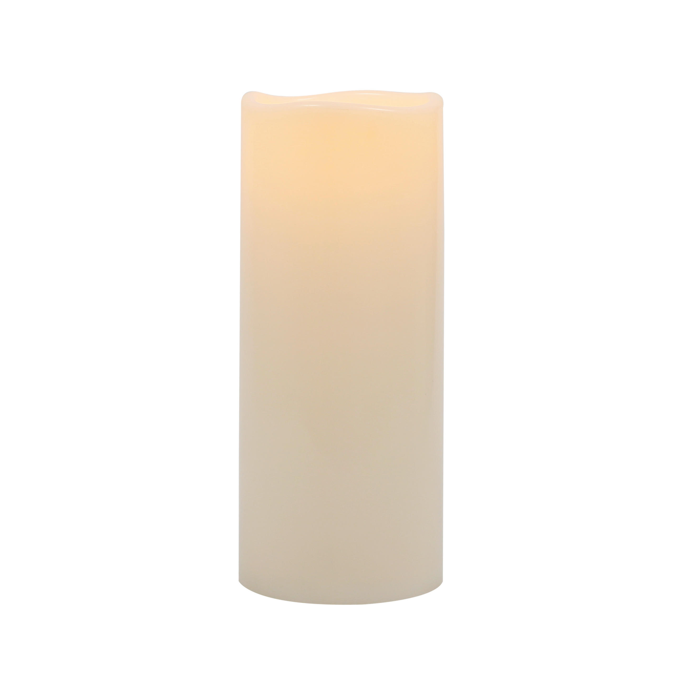 LED GYERTYA 12,5/25 cm  - krémszínű, Basics, műanyag (12,5/25cm) - Ambia Home