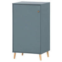 AKTENSCHRANK Blau  - Blau, MODERN, Holzwerkstoff (50,95/92,6/41cm) - MID.YOU