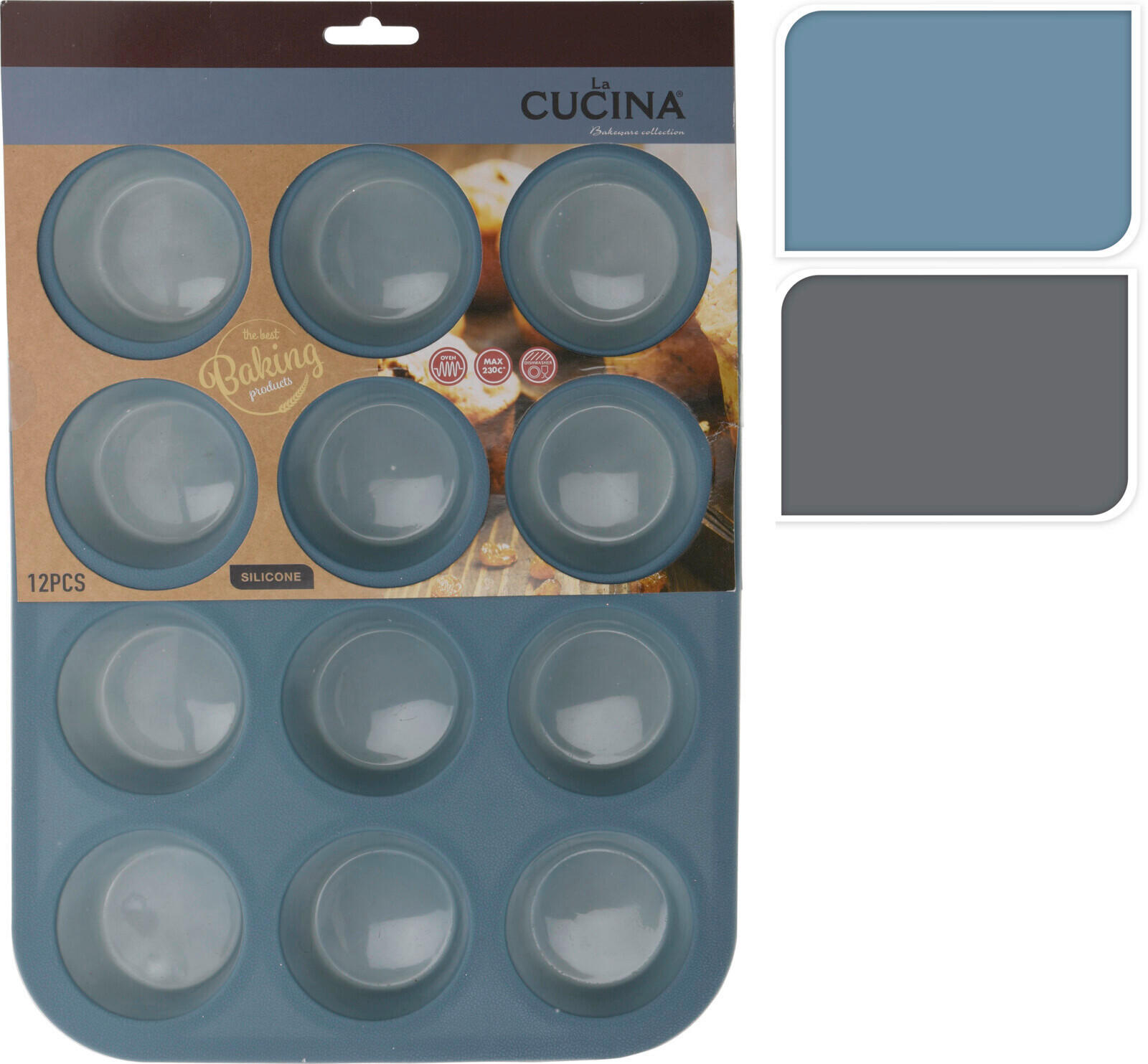 Forme De Copt Brioșe - Basics, plastic (33/25/3cm)