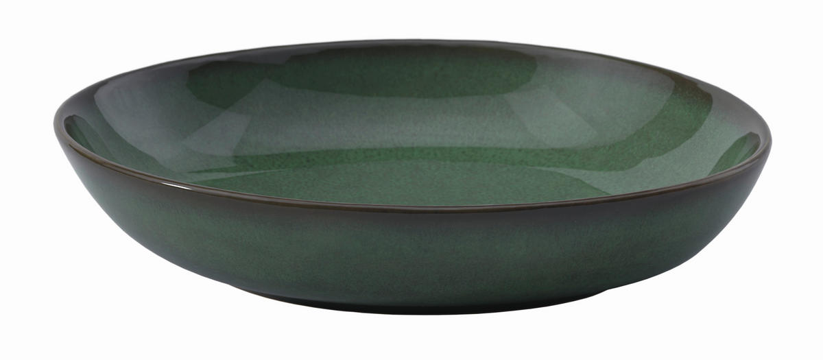 SCHALE Lave Vert   - Dunkelgrün, KONVENTIONELL, Keramik (22,0/21,0/4,2cm) - like.Villeroy & Boch