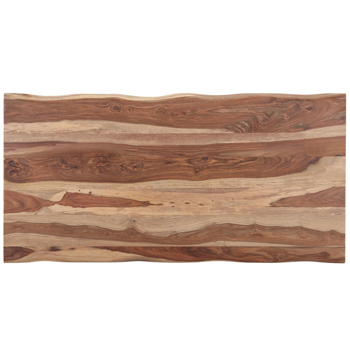 TISCHPLATTE Sheeshamfarben   - Sheeshamfarben, Design, Holz (220/100/5cm) - Landscape