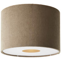 DECKENLEUCHTE  35/24,1 cm    - Grau, Basics, Textil/Metall (35/24,1cm) - Brilliant