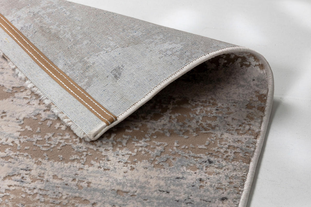 WEBTEPPICH 80/150 cm Antea Grau, Beige  - Beige/Grau, Design, Textil (80/150cm) - Novel