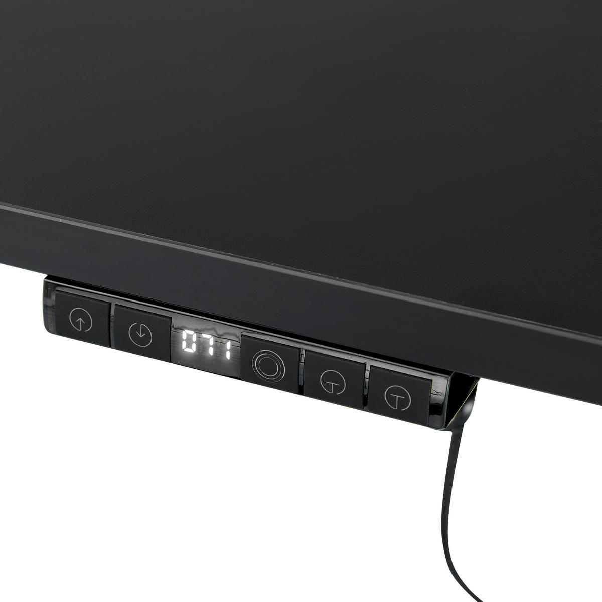 SCHREIBTISCH Schwarz  - Schwarz, Modern, Holzwerkstoff/Kunststoff (160/71/116/75cm) - MID.YOU