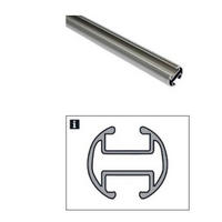 KARNISA   240 cm  siva  - siva, Basics, kovina (240cm) - Gardinia