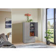 HIGHBOARD  in 81/140/40 cm  - Silberfarben/Hellgrau, KONVENTIONELL, Holzwerkstoff/Kunststoff (81/140/40cm) - Carryhome