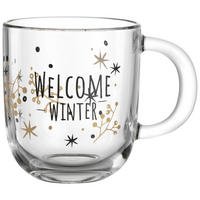 TASSE RIPOSO   400 ml  - Transparent/Goldfarben, LIFESTYLE, Glas (400ml) - Leonardo