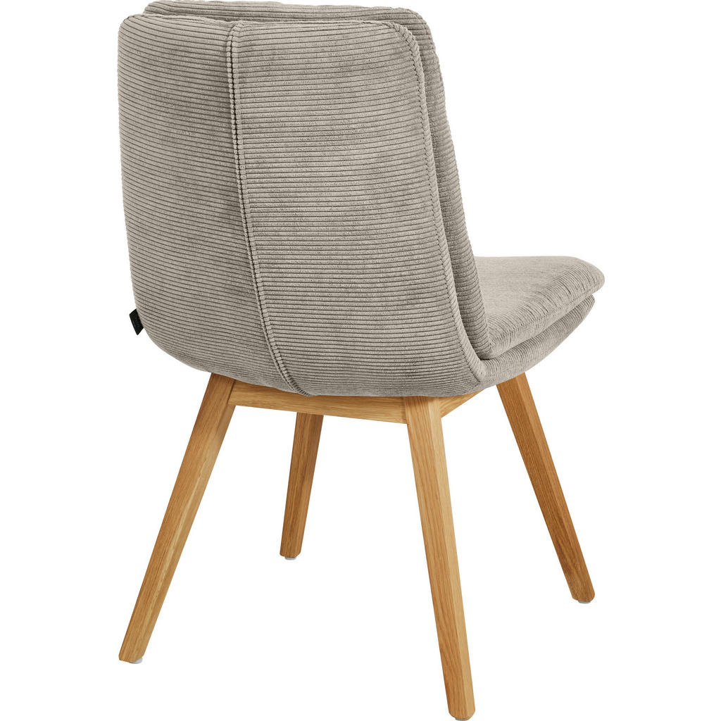 Thumbnail - Johann Jakob Stuhl, Sand, Textil, Eiche, konisch, 49x90x69 cm, Blauer Engel, Goldenes M, Dgm, Oeko-Tex® Standard 100, DG...