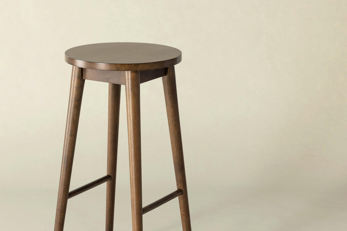 BARPALL SET i brun  - brun, Design, trä (36/75/36cm) - Livetastic
