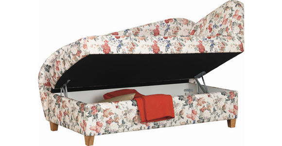 LIEGE in Flachgewebe Naturfarben  - Naturfarben, LIFESTYLE, Holz/Textil (180/97/85cm) - Novel